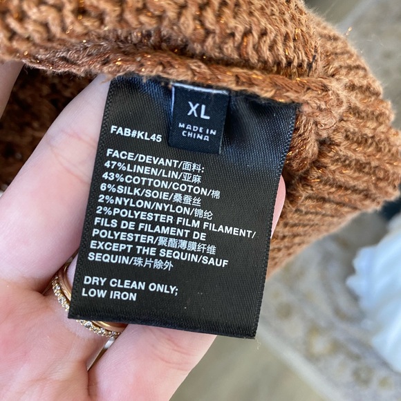 Lafayette 148 New York Copper Knit Sweater - Picture 5 of 6